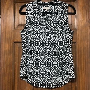 BANANA REPUBLIC PATTERNED TANK